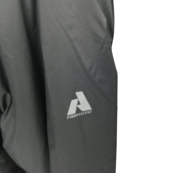 Eddie Bauer First Ascent Gray Goose Down Hooded Jacket Size L Pockets Outdoor - Picture 2 of 16